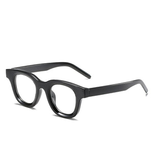 2023 Versatile Simple and Small Oval Sunglasses Women's Personality Street Shooting Temperament Art Glasses UV400