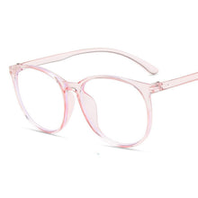 Carica l&#39;immagine nel visualizzatore di Gallery, 2023 Vinatge Occhiali Cornice Trasparente Occhiali da vista da donna Miopia ottica Tondi di plastica Occhiali anti-luce blu 