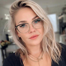 Load image into Gallery viewer, 2023 Vintage Metal Square Anti-blue Glasses Frame Women Optical Transparent Eyeglasses Female Computer Spectacles