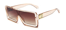Load image into Gallery viewer, 2023 Vintage White Rectangle Sunglasses Women  Designer Overszie Square Sun Glasses Female Summer Big Frame Eyewear
