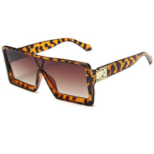 Load image into Gallery viewer, 2023 Vintage White Rectangle Sunglasses Women  Designer Overszie Square Sun Glasses Female Summer Big Frame Eyewear