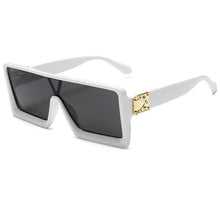 Load image into Gallery viewer, 2023 Vintage White Rectangle Sunglasses Women  Designer Overszie Square Sun Glasses Female Summer Big Frame Eyewear