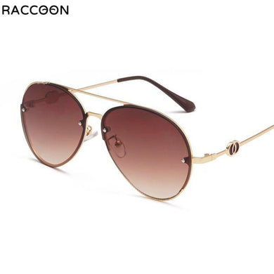 2023  Women Alloy Sunglasses Driving High Reflective Black Female Metal Quality Flat Lens F Outdoor Eyeglasses Oculos Classic