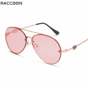 2023  Women Alloy Sunglasses Driving High Reflective Black Female Metal Quality Flat Lens F Outdoor Eyeglasses Oculos Classic
