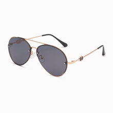 Load image into Gallery viewer, 2023  Women Alloy Sunglasses Driving High Reflective Black Female Metal Quality Flat Lens F Outdoor Eyeglasses Oculos Classic