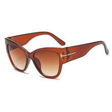 Load image into Gallery viewer, 2023 Women Big Cat Eye Sunglasses Ladies  Brand Trending T-shaped  personality sunglasses UV400