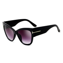 Load image into Gallery viewer, 2023 Women Big Cat Eye Sunglasses Ladies  Brand Trending T-shaped  personality sunglasses UV400