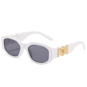 2022  Women  Trend Sunglasses Ladies Retro Rectangular Glasses Female Eyeglass Square Driver Goggles