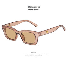 Load image into Gallery viewer, 2022  Women Rectangle Vintage Sunglasses Brand Designer Retro Points Sun Glasses Female Lady Eyeglass Cat Eye Driver Goggles