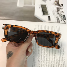 Load image into Gallery viewer, 2022 New Women Rectangle Vintage Sunglasses Brand Designer Retro Points Sun Glasses Female Lady Eyeglass Cat Eye Driver Goggles
