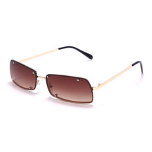 Load image into Gallery viewer, 2023 Women Rectangle Vintage Sunglasses Brand Designer Retro Punk Sun Glasses Female Lady Eyeglass Steampunk Driver Goggles