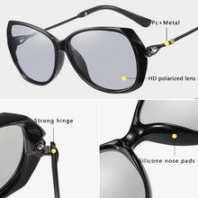 Load image into Gallery viewer, 2023  lady Photochromic Sunglasses Day Night vision Polarized women Glasses female shades original oculos with box