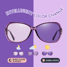 Load image into Gallery viewer, 2023  lady Photochromic Sunglasses Day Night vision Polarized women Glasses female shades original oculos with box