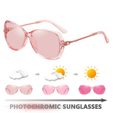Load image into Gallery viewer, 2023  lady Photochromic Sunglasses Day Night vision Polarized women Glasses female shades original oculos with box