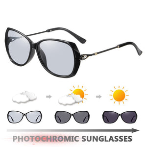 2023  lady Photochromic Sunglasses Day Night vision Polarized women Glasses female shades original oculos with box