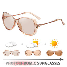 Load image into Gallery viewer, 2023  lady Photochromic Sunglasses Day Night vision Polarized women Glasses female shades original oculos with box