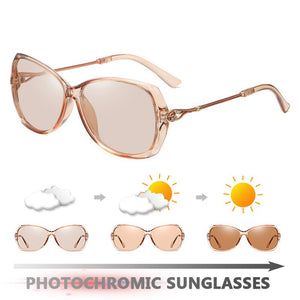 2023  lady Photochromic Sunglasses Day Night vision Polarized women Glasses female shades original oculos with box