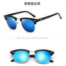 Load image into Gallery viewer, 2023 men Sunglasses Women Driving Mirrors vintage For Women Reflective flat lens Rays Sun Glasses Female oculos UV400