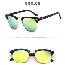 Load image into Gallery viewer, 2023 men Sunglasses Women Driving Mirrors vintage For Women Reflective flat lens Rays Sun Glasses Female oculos UV400