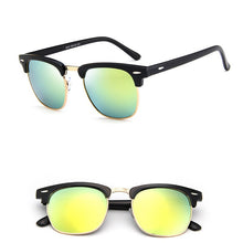 Load image into Gallery viewer, 2023 men Sunglasses Women Driving Mirrors vintage For Women Reflective flat lens Rays Sun Glasses Female oculos UV400