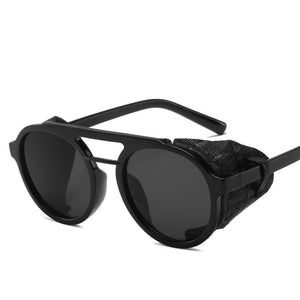 2023 round Frame European and American hip-hop sunglasses Personality sunglasses steampunk sunglasses