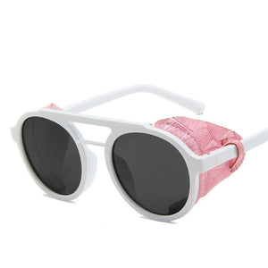 2023 round Frame European and American hip-hop sunglasses Personality sunglasses steampunk sunglasses