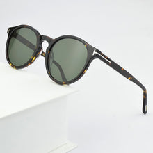 Load image into Gallery viewer, 2023 vintage acetate sunglasses for men Round retro UV400 Eyeglasses drive outdoor quality sun glasses Women tf0591