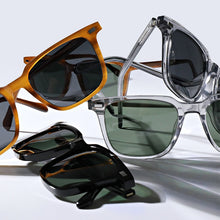 Load image into Gallery viewer, 2023 vintage acetate sunglasses men retro square polarized anti- UV400 Eyeglasses drive outdoor  SUN glasses