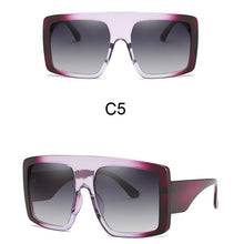 Load image into Gallery viewer, 2023 Newest Design Big Frame Oversized Sunglasses Women  Brand Large Flat Top Sun Glasses Trendy Square Gradient Shades