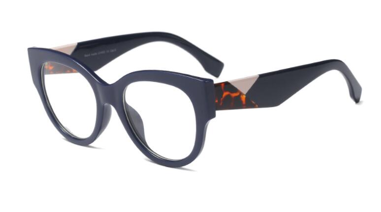 2023 Female Cat Eye Glasses Spectacle Frame Women Eyeglasses Computer Vintage Ladies Eyewear Clear Lens Glasses