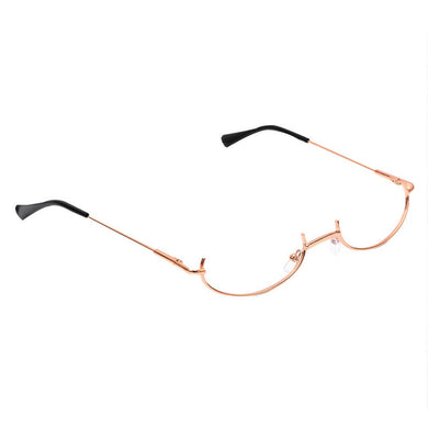 2023 Non-lens Eyewear Metal Half-frame Glasses Two-dimensional Multi-color Eyeglasses Frame Anime Cosplay Eyeglasses Male/female