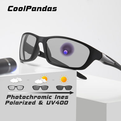 2023 Outdoor Sport Driving Photochromic Sunglasses Men Polarized Glasses Day Night Vision Chamelon Goggle UV400 zonnebril heren