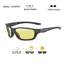Carica l&#39;immagine nel visualizzatore di Gallery, 2023 Outdoor Sport Driving Photochromic Sunglasses Men Polarized Glasses Day Night Vision Chamelon Goggle UV400 zonnebril heren