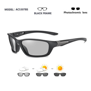 2023 Outdoor Sport Driving Photochromic Sunglasses Men Polarized Glasses Day Night Vision Chamelon Goggle UV400 zonnebril heren