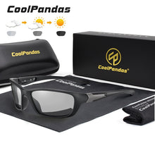 Carica l&#39;immagine nel visualizzatore di Gallery, 2023 Outdoor Sport Driving Photochromic Sunglasses Men Polarized Glasses Day Night Vision Chamelon Goggle UV400 zonnebril heren