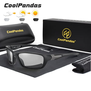 2023 Outdoor Sport Driving Photochromic Sunglasses Men Polarized Glasses Day Night Vision Chamelon Goggle UV400 zonnebril heren