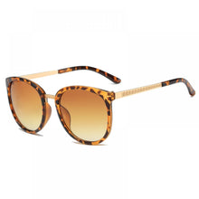Carica l'immagine nel visualizzatore di Gallery, 2023 Oversized Cat Eye Sunglasses Women  Brand Retro Round Sun Glasses Ladies Leopard Eyewears zonnebril dames