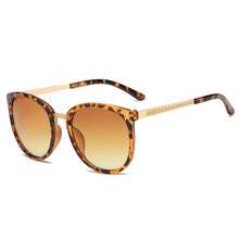 Carica l'immagine nel visualizzatore di Gallery, 2023 Oversized Cat Eye Sunglasses Women  Brand Retro Round Sun Glasses Ladies Leopard Eyewears zonnebril dames