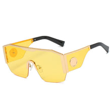 Load image into Gallery viewer, 2023 Oversized Goggle Sunglasses for Women Semi-Rimless Gradient Siamese Lens Sun Glasses Outdoor Driving Windproof Glasses UV