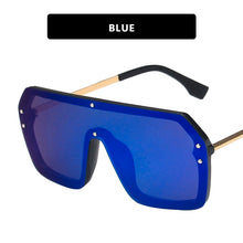 Load image into Gallery viewer, 2022 Oversized Square FF Sunglasses Women's Men Luxury Brand Fashion Flat Top One Piece Sun Glasses Men Gafas Shade Mirror UV400