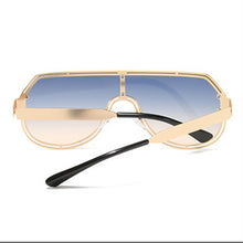 Load image into Gallery viewer, 2023 Oversized Sunglasses Men  Brand Design Vintage One Piece Sun Glasses Women Pilot Metal Frame Unisex Eyeware UV400