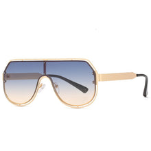 Load image into Gallery viewer, 2023 Oversized Sunglasses Men  Brand Design Vintage One Piece Sun Glasses Women Pilot Metal Frame Unisex Eyeware UV400