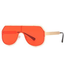 Load image into Gallery viewer, 2023 Oversized Sunglasses Men  Brand Design Vintage One Piece Sun Glasses Women Pilot Metal Frame Unisex Eyeware UV400
