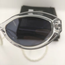 Load image into Gallery viewer, 2023 Pearl Chain Sunglasses Transparent Sunglasses Woman Sunglases Glasses Shades For Women Sunglasses Brand Designer Sunglasses