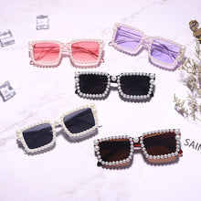 Load image into Gallery viewer, 2023 Pearl Vintage Sunglasses Women Brand Designer Sun Glasses Ladies  Glasses Shades Women Retro  Bulk Oculos