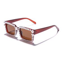 Load image into Gallery viewer, 2023 Pearl Vintage Sunglasses Women Brand Designer Sun Glasses Ladies  Glasses Shades Women Retro  Bulk Oculos