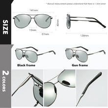 Load image into Gallery viewer, 2023 Photochromic Aviation Sunglasses Driving Men Women Chameleon Anti-glare Sun Glasses Protection Goggles Eyewear gafas de sol