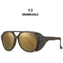 Carica l&#39;immagine nel visualizzatore di Gallery, 2023 Pit Viper Men Occhiali da sole polarizzati Brand Design Stile punk Occhiali da sole da guida per occhiali UV400 femminili con scatola gratuita 