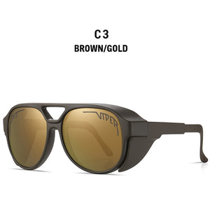 2023 Pit Viper Men Occhiali da sole polarizzati Brand Design Stile punk Occhiali da sole da guida per occhiali UV400 femminili con scatola gratuita 