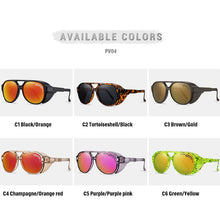 Carica l&#39;immagine nel visualizzatore di Gallery, 2023 Pit Viper Men Occhiali da sole polarizzati Brand Design Stile punk Occhiali da sole da guida per occhiali UV400 femminili con scatola gratuita 